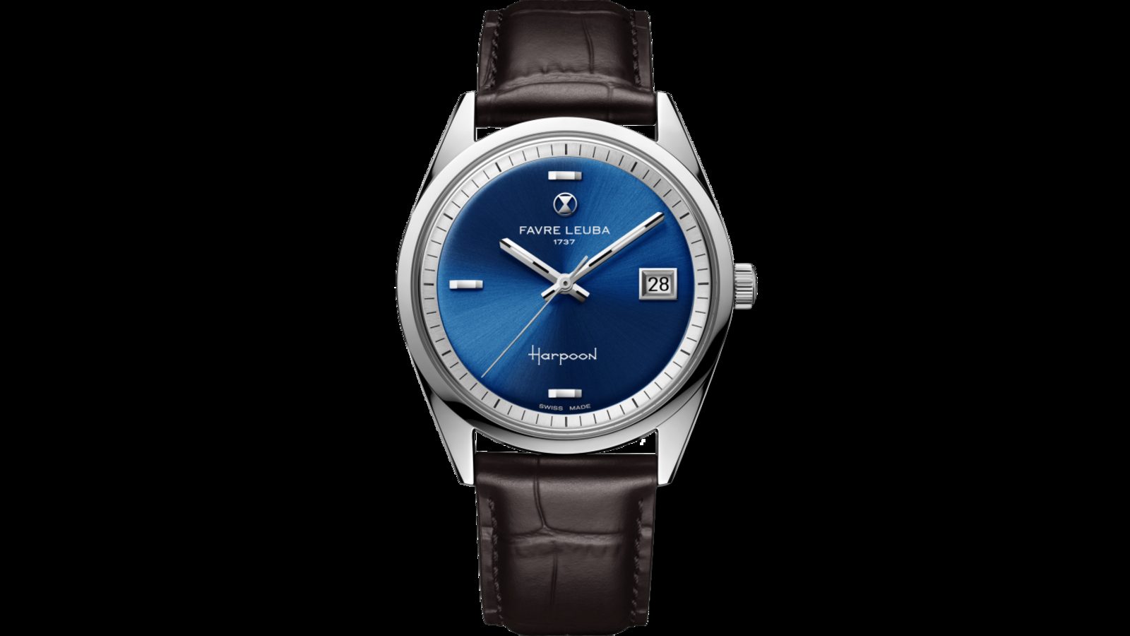 Favre Leuba adds black and blue dials to the Harpoon Revival, at CHF 1,800