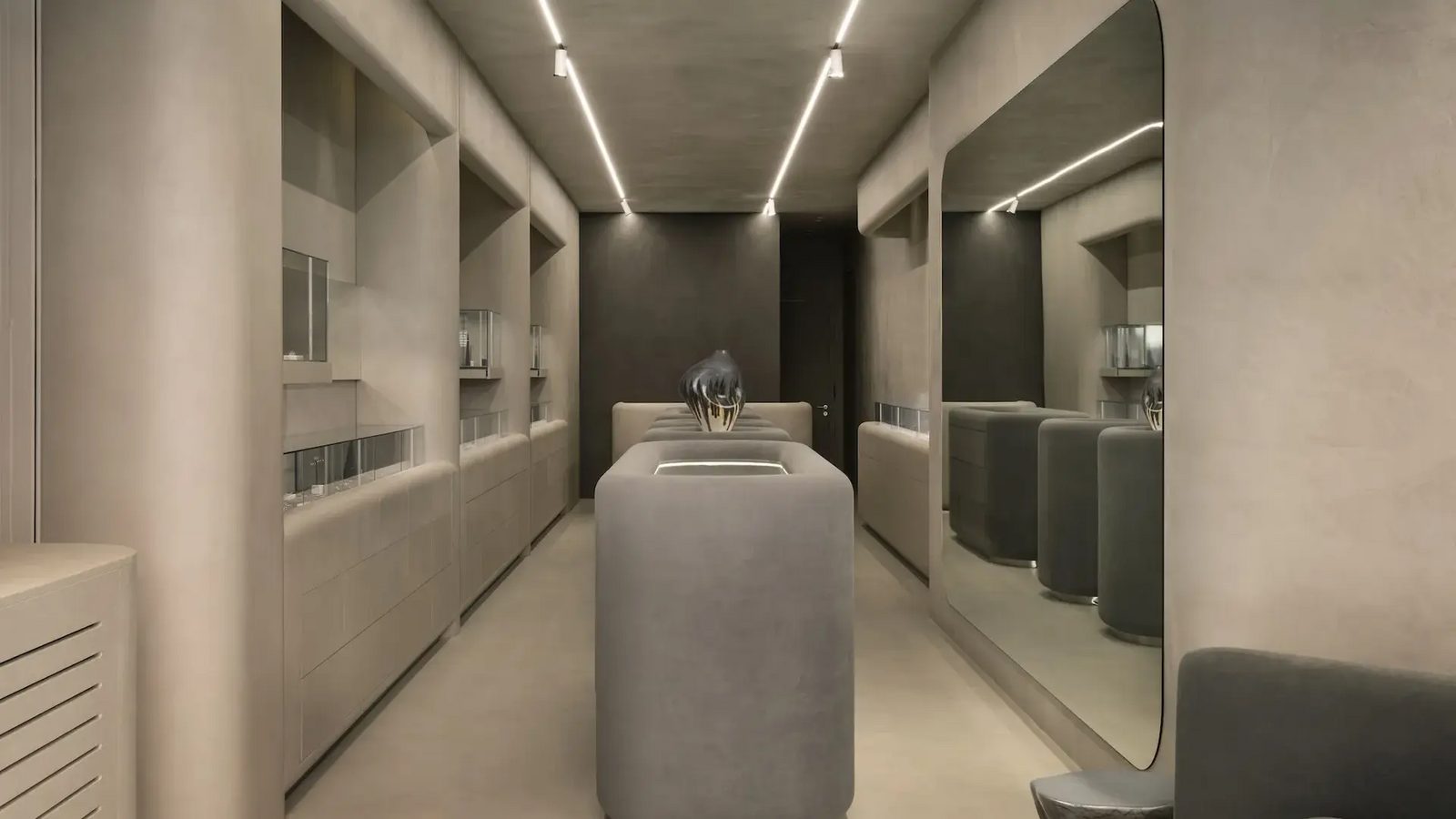 Guzema opens a New York boutique clad in velvety microcement by Yakusha