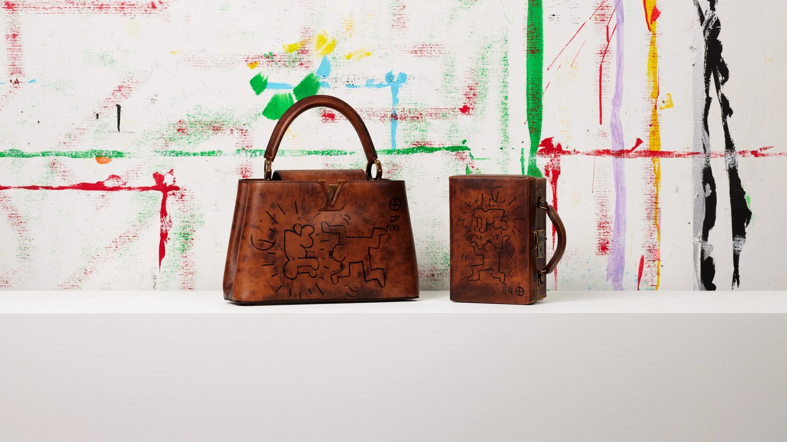 Louis Vuitton unveils a Keith Haring capsule of 13 Artycapucines bags
