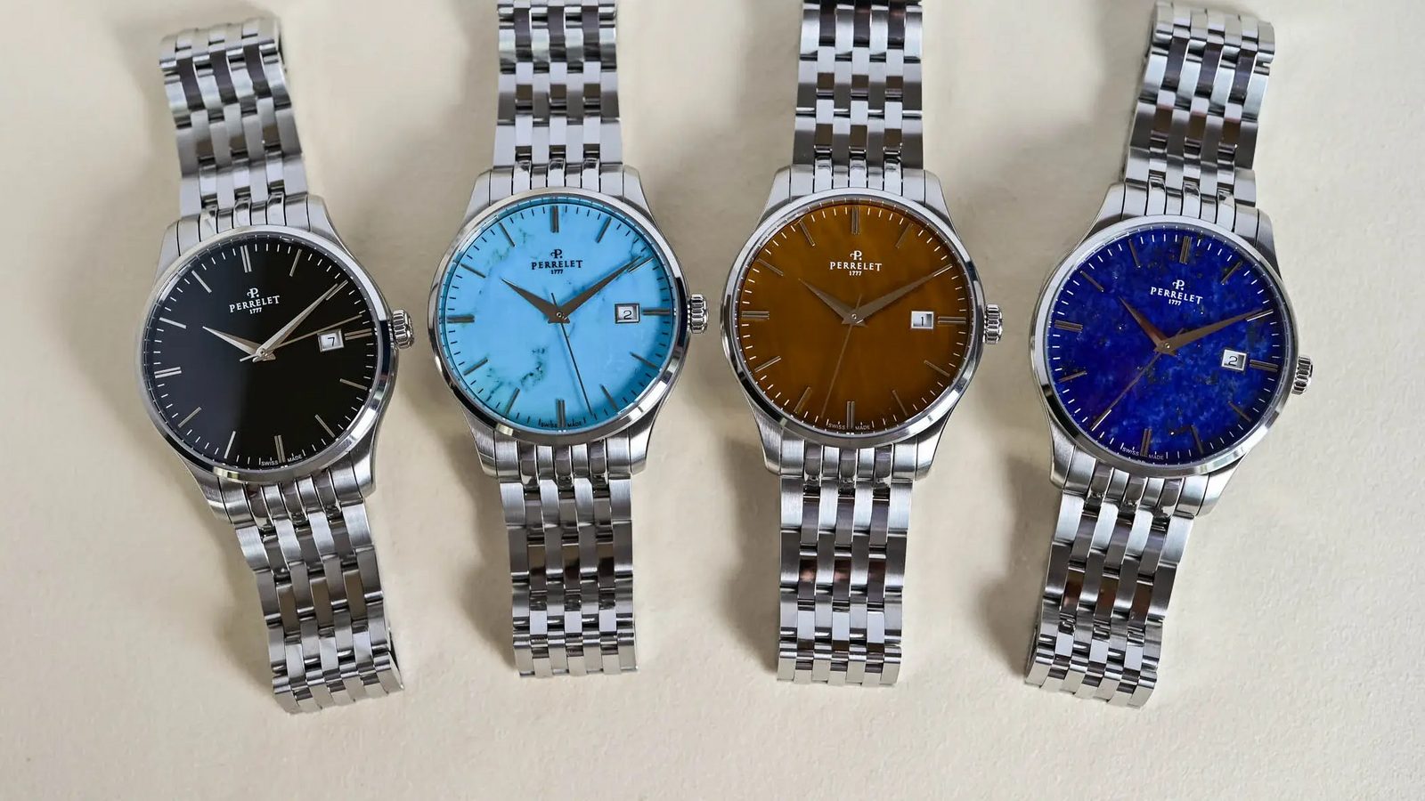 Perrelet adds four stone dials to its accessible Weekend watch collection