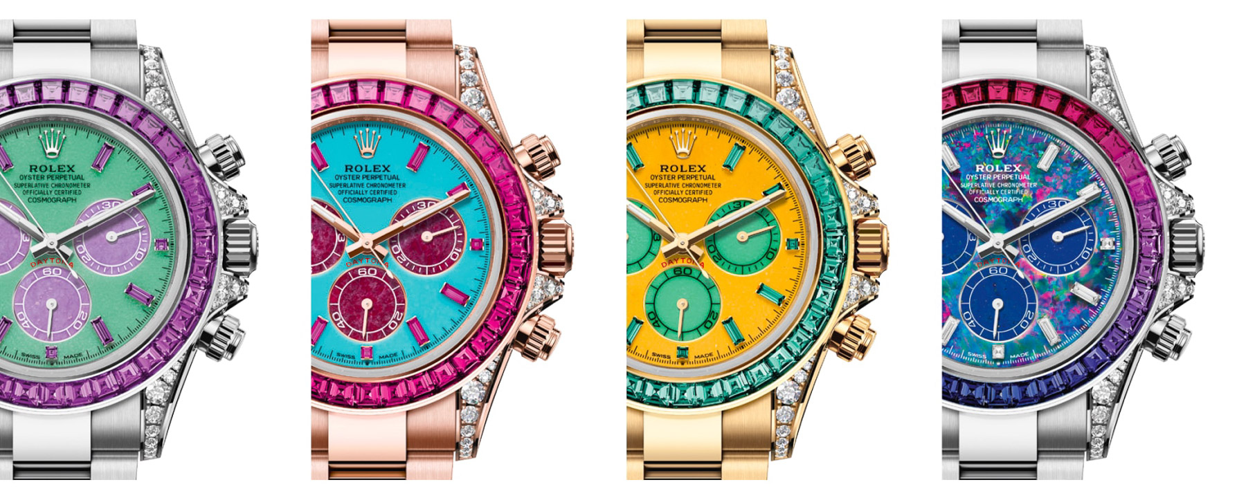 The four unique Rolex Cosmograph Daytonas going to charity auction