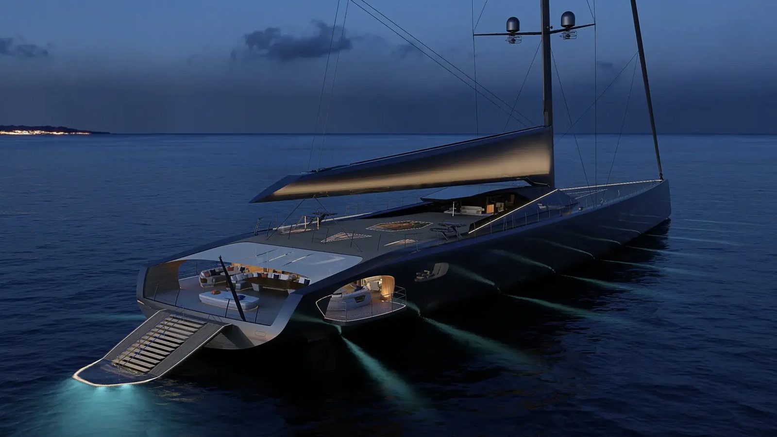 Royal Huisman reveals Project 410, the world's largest single-masted sailing yacht