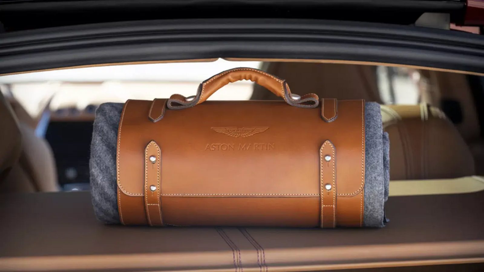 Glenfiddich seals a full-size Aston Martin F1 car inside a giant bottle