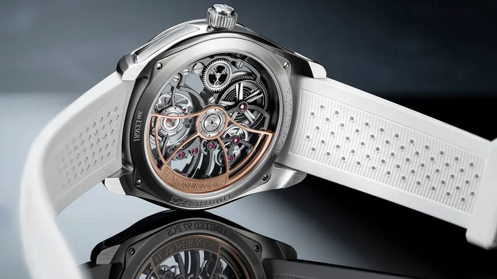 H. Moser & Cie. and Saquon Barkley debut a 97-piece skeleton tourbillon Pioneer