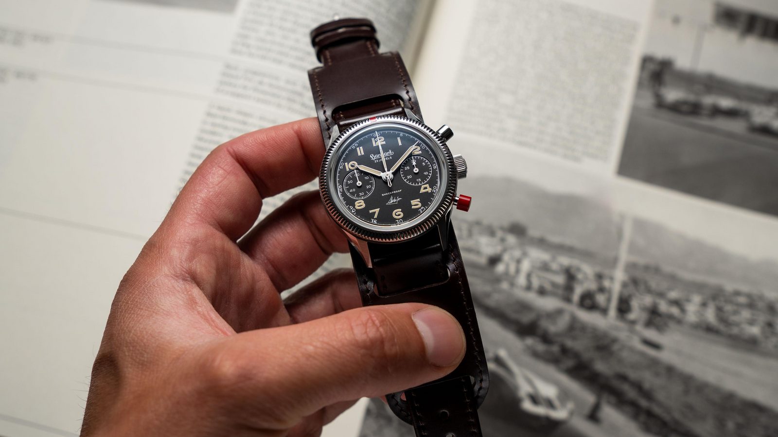 Hanhart puts Steve McQueen's signature on the 417 ES chronograph