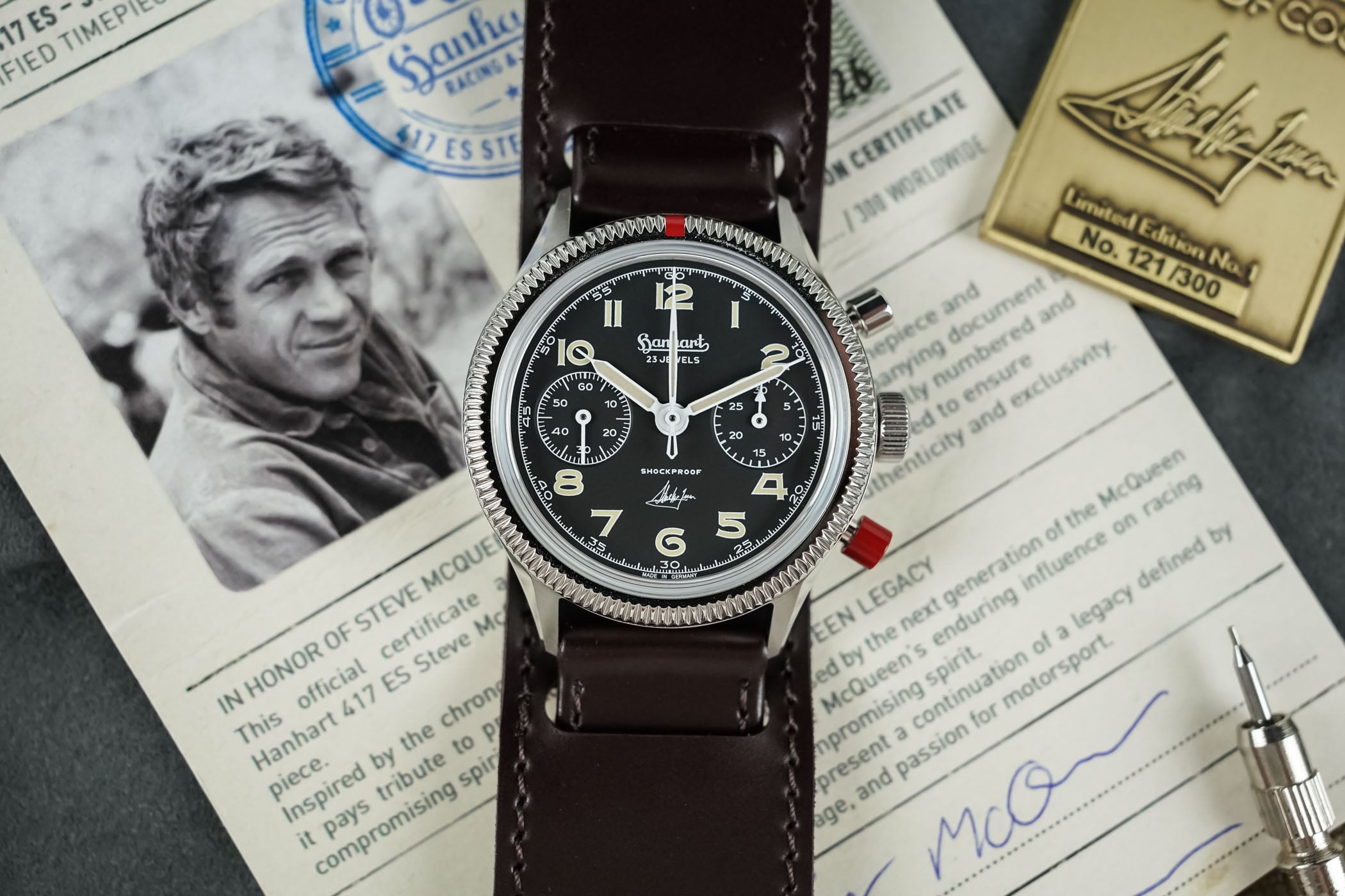 Hanhart 417 ES Steve McQueen