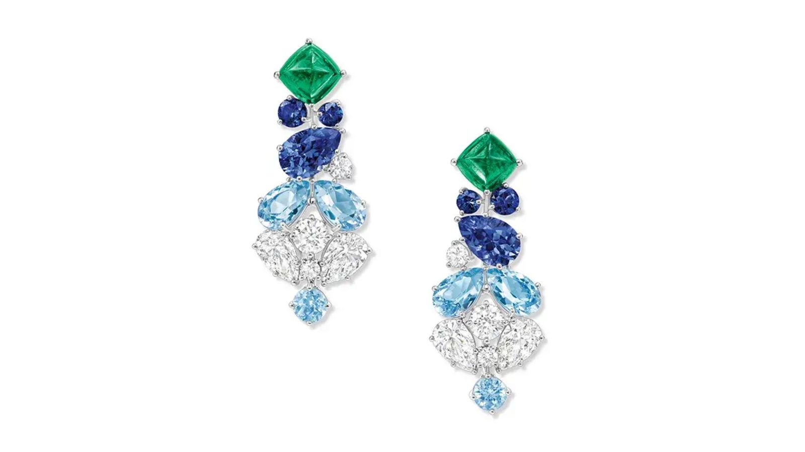 Harry Winston reveals a Victoria Falls necklace centered on a 5.9-carat emerald