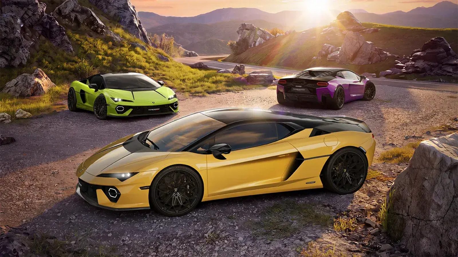 Lamborghini gives the Temerario a two-tone Tettonero collection