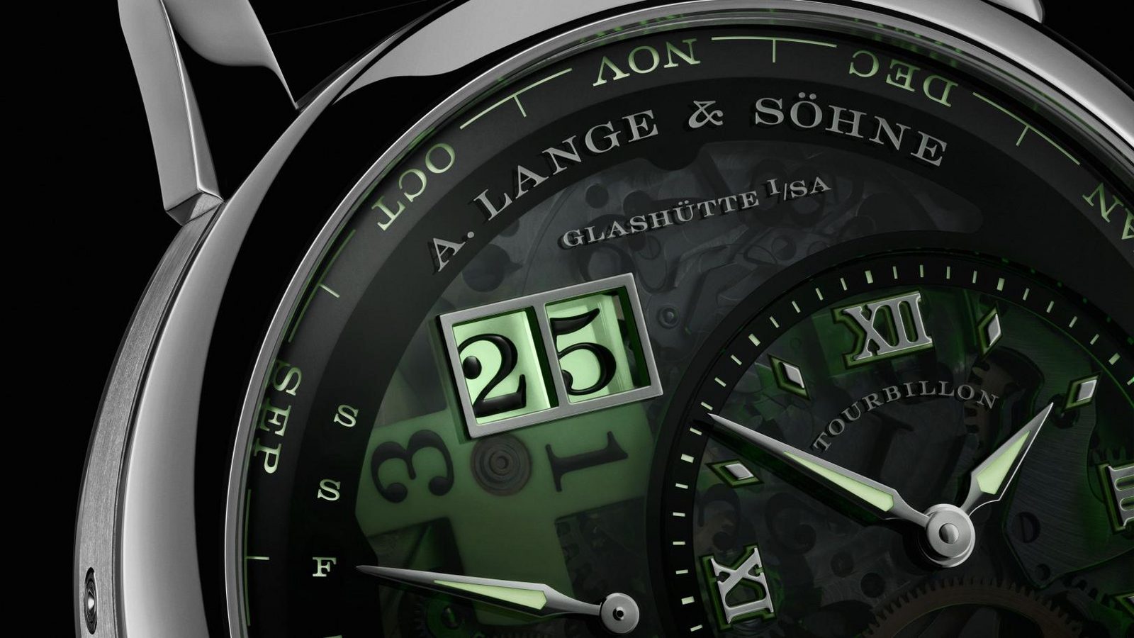 A. Lange & Söhne gives its perpetual calendar a glowing Lumen dial