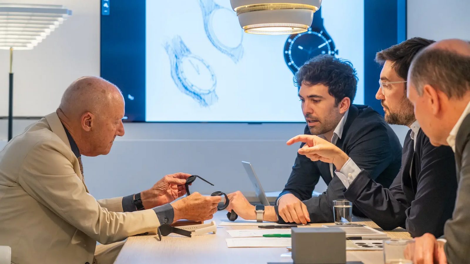Norman Foster designs his first watch, a Grade 5 titanium pair with Lebond