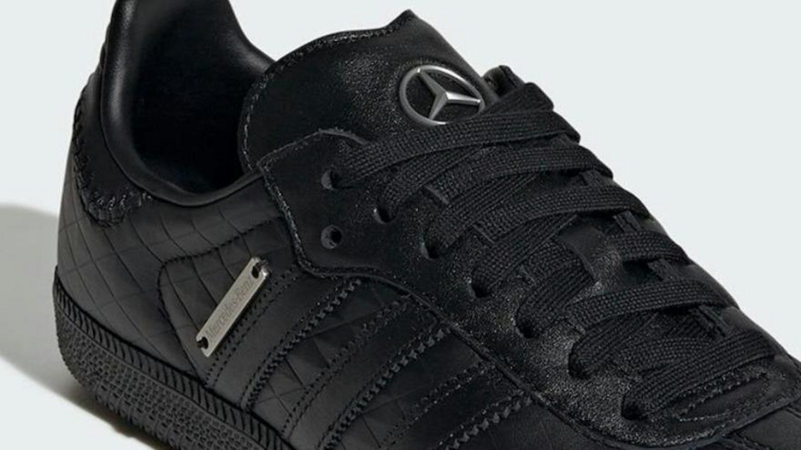 Mercedes-Benz and adidas launch a quilted Samba built from S-Class seating