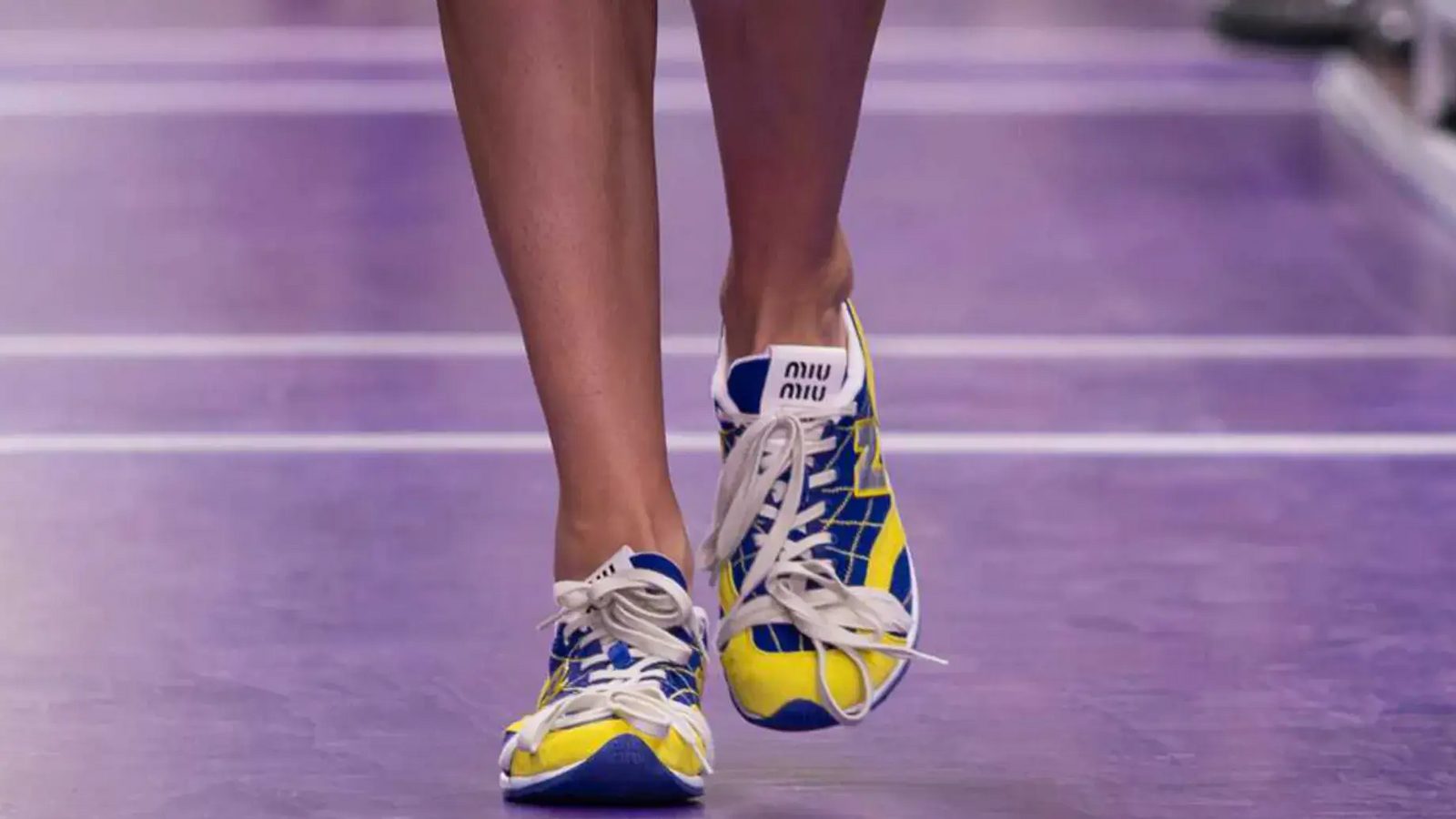 Miu Miu and New Balance debut the RC150, a 150-gram 1990s racer