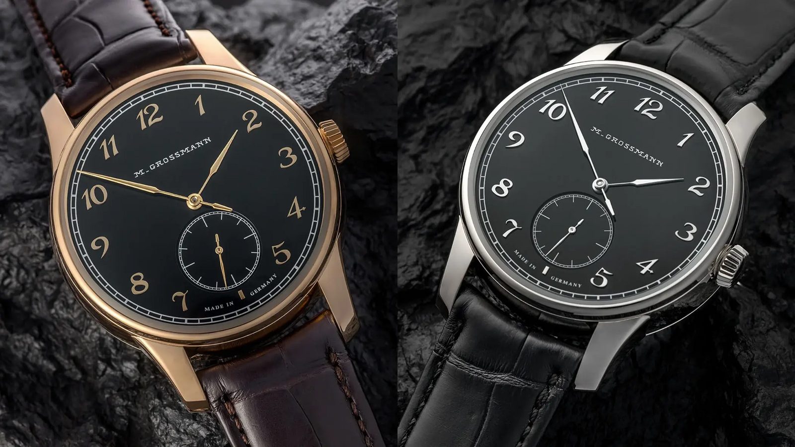 Moritz Grossmann puts black enamel on the Hamatic, 8 watches, €63,500