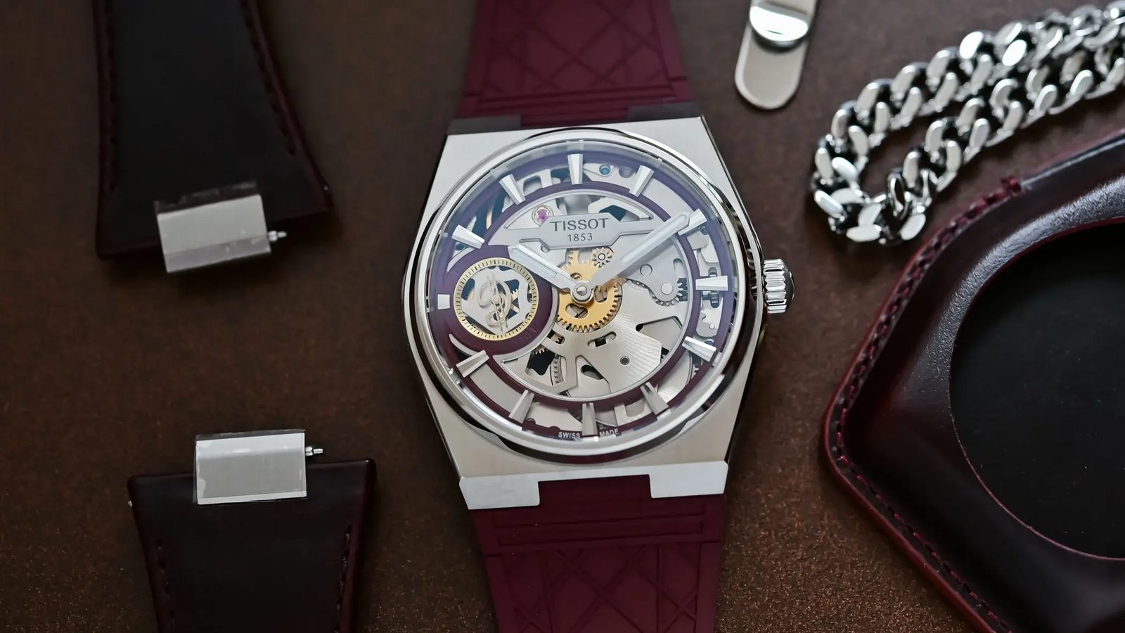 Tissot's PRX becomes a skeleton pocket watch for Damian Lillard